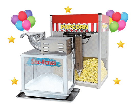 Snow Cone, Popcorn Machines