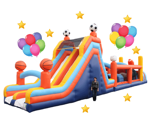 Giant Inflatable Obstacle Course