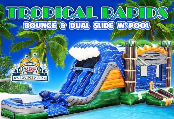 Tropical Bounce & Slide Combo Unit